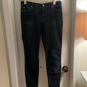 7 For All Mankind The Skinny Dark Jeans
